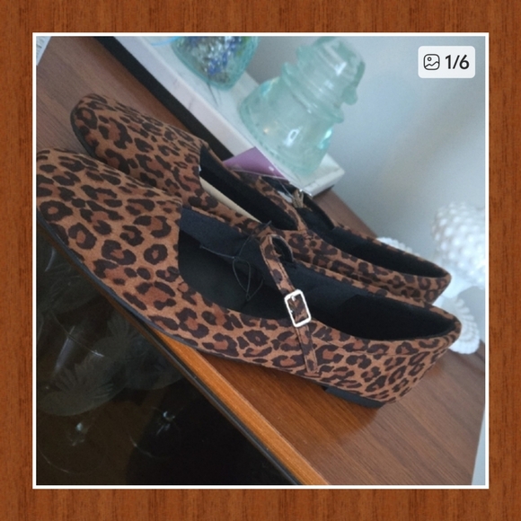 wild fable Shoes - Nwt Wild Fable Animal Print Flats Size 10